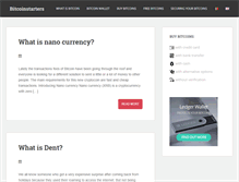 Tablet Screenshot of bitcoinstarters.com